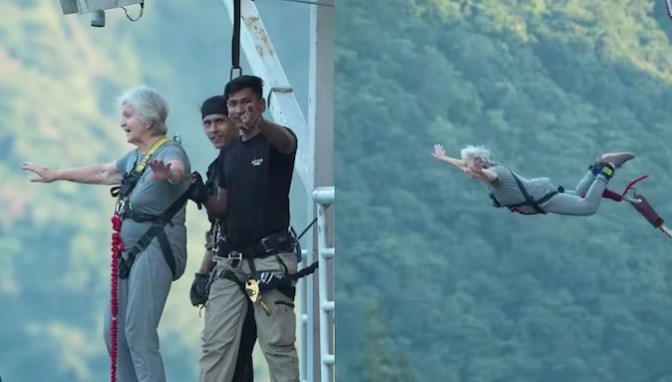 83 yasindaki kadindan rekor 117 metreden bungee jumping yapti Ybw1OsK2.jpg